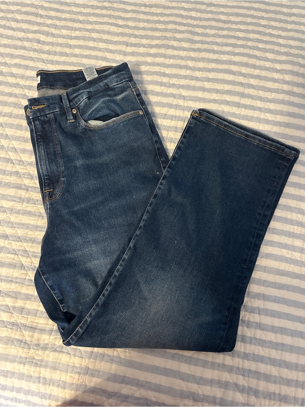 Good American Women's Skinny Jeans in Dark Blue Wash